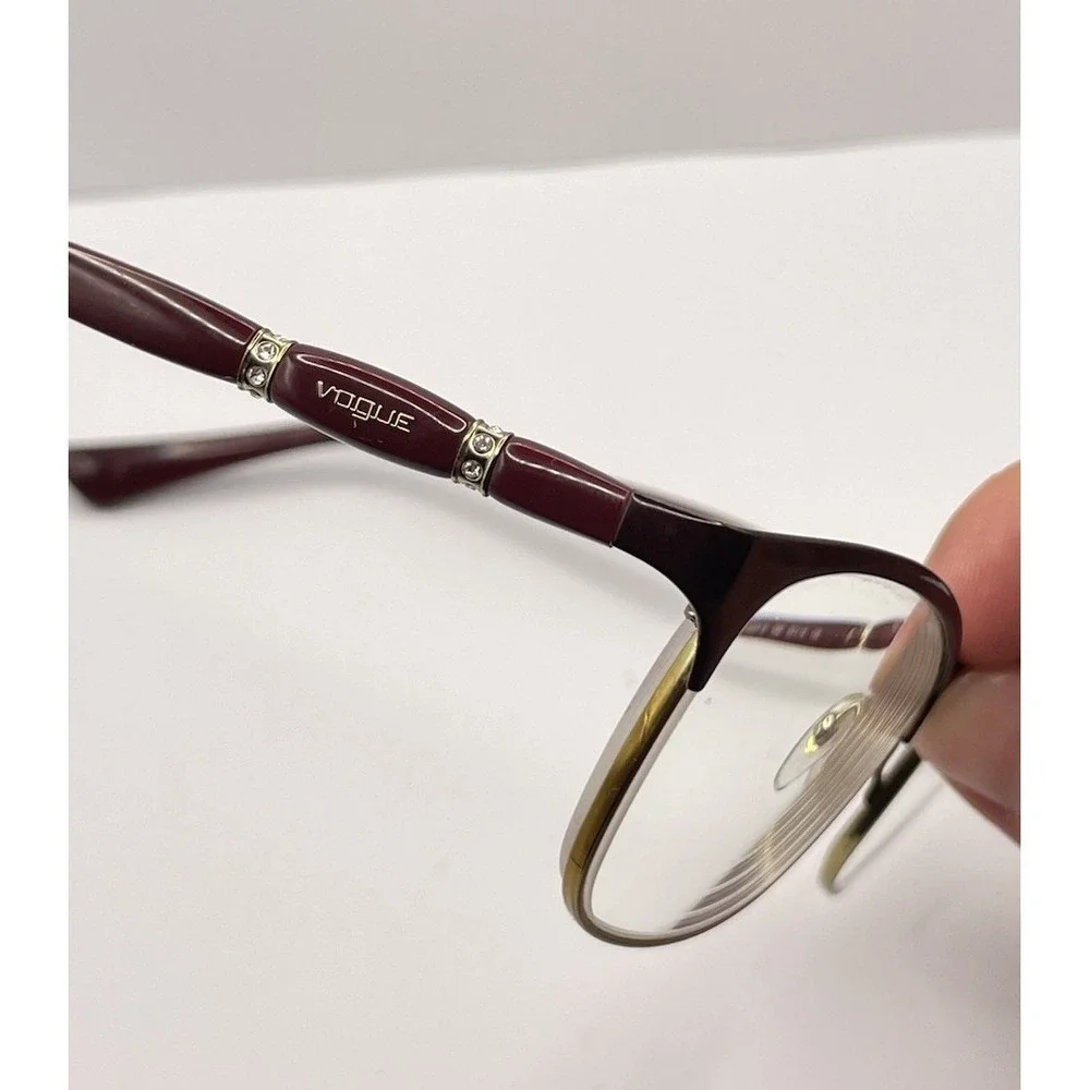VOGUE VO3987B 986 Top Bordeaux Purple Pale Gold Women's FRAME ONLY‎ 52/16/135